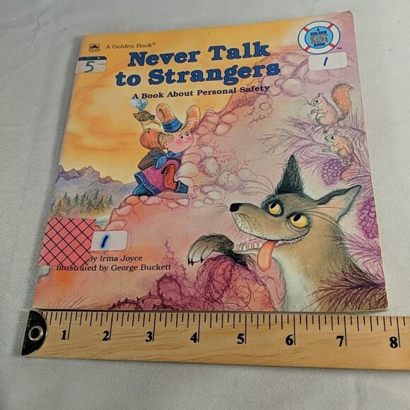 Golden Look-Look Bks.: Never Talk to Strangers by Irma Joyce and Golden Books - Picture 7 of 8